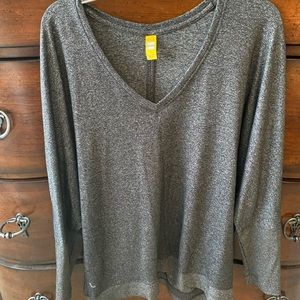 Black dolman sleeve top
